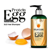 Egg Shampoo - Promotes hair growth, Solves Frizziness, and Strengthens Hair - Mamasjan